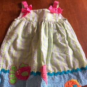 Seersucker summer dress